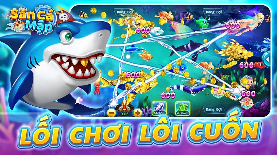 trò chơi săn cá mập