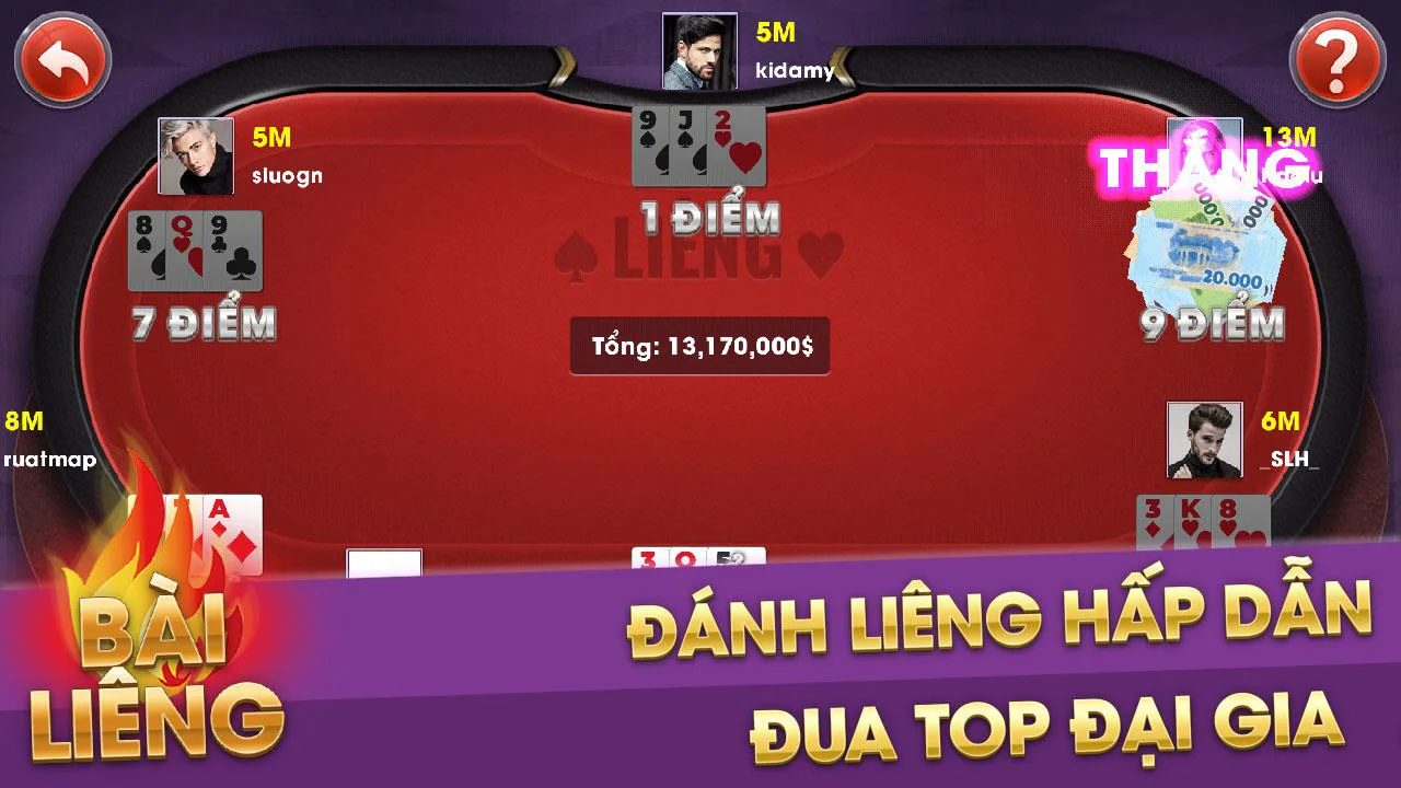 đánh bài liêng ăn tiền