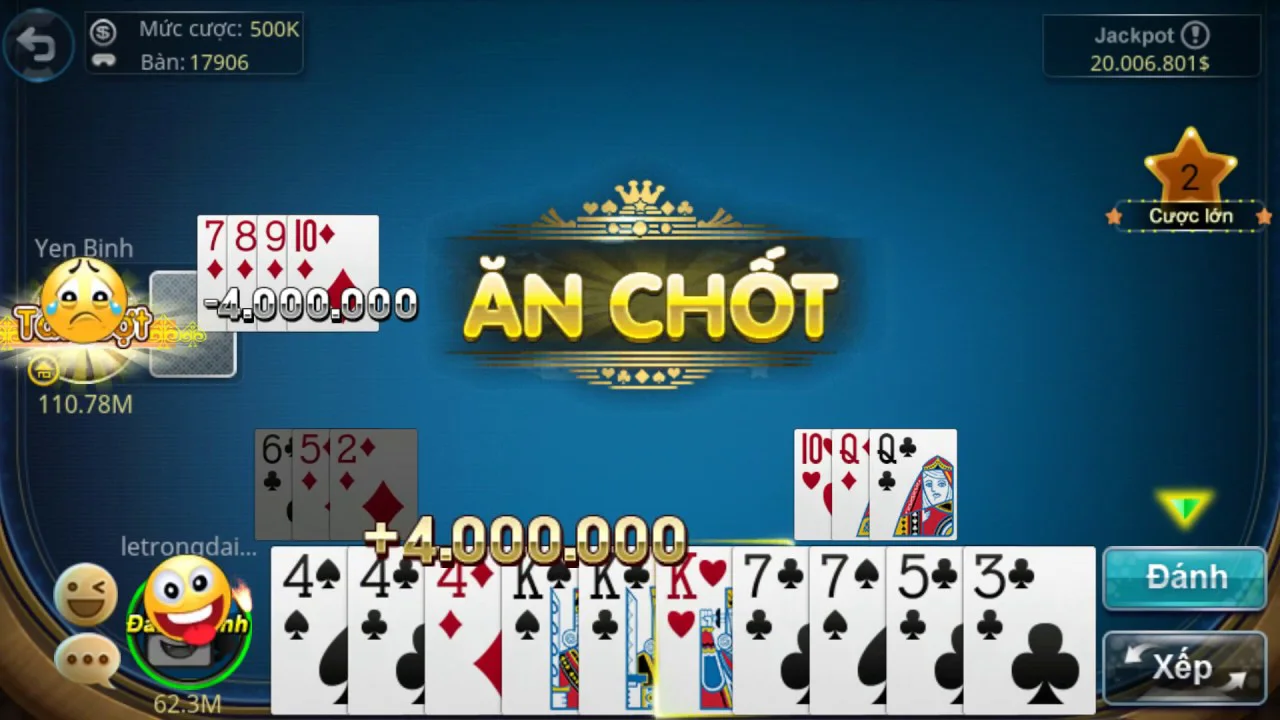 phỏm online ăn tiền