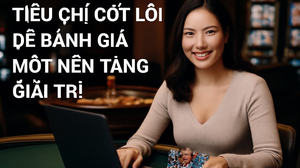 1) Tiêu chí cốt lõi để đánh giá một nền tảng giải trí Minh họa: 1) Tiêu chí cốt lõi để đánh giá một nền tảng giải trí