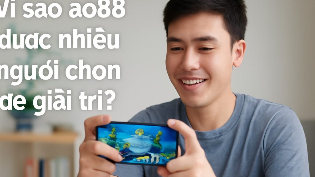 Vì sao ao88 được nhiều người chọn để giải trí? Minh họa: Vì sao ao88 được nhiều người chọn để giải trí?