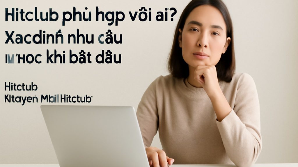 Minh họa: Hitclub phù hợp với ai? Xác định nhu cầu trước khi bắt đầu