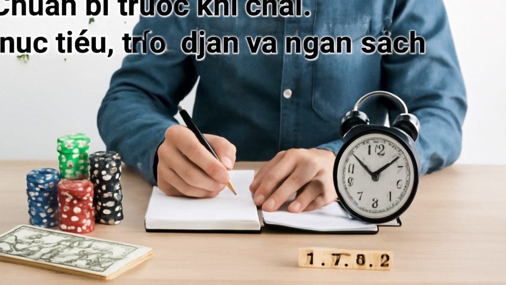 Chuẩn bị trước khi chơi: mục tiêu, thời gian và ngân sách Minh họa: Chuẩn bị trước khi chơi: mục tiêu, thời gian và ngân sách