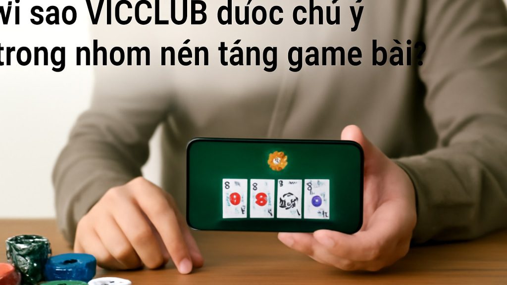 Vì sao VICCLUB được chú ý trong nhóm nền tảng game bài? Minh họa: Vì sao VICCLUB được chú ý trong nhóm nền tảng game bài?
